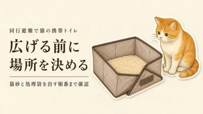 猫の携帯トイレ折りたたみ＆ペットうんち袋防臭ランキング｜レビュー数順で同行避難の準備を比較